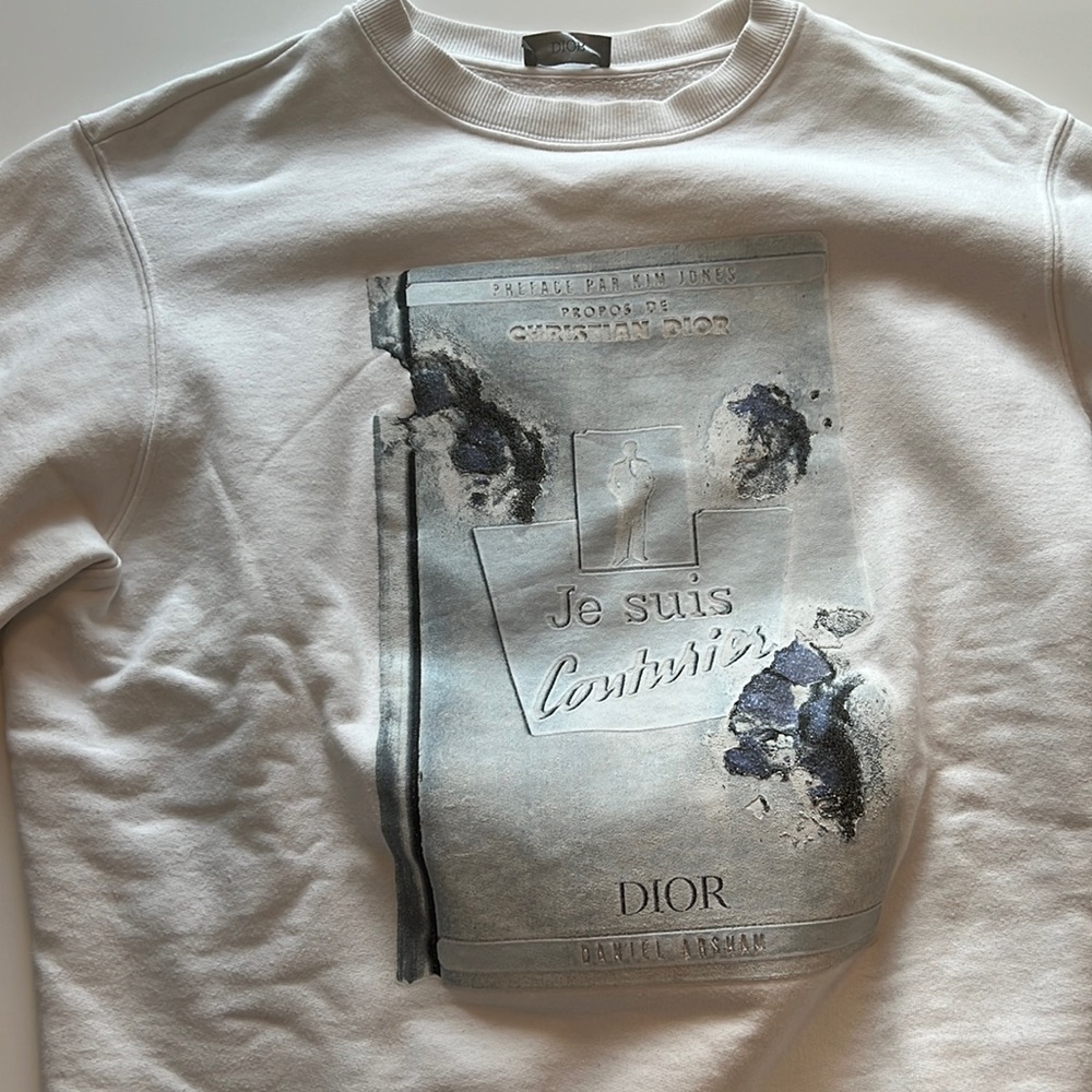 Dior Crewneck (White) Size Small